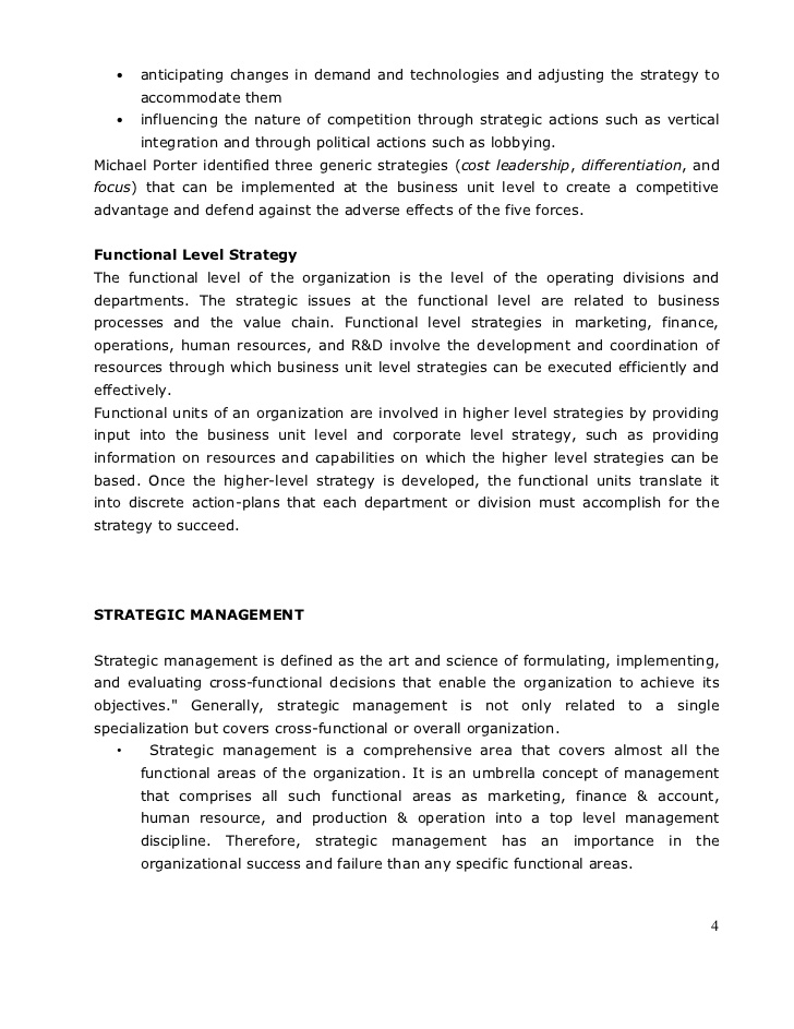 Strategic management full notes for mba osmania university pdf 2017